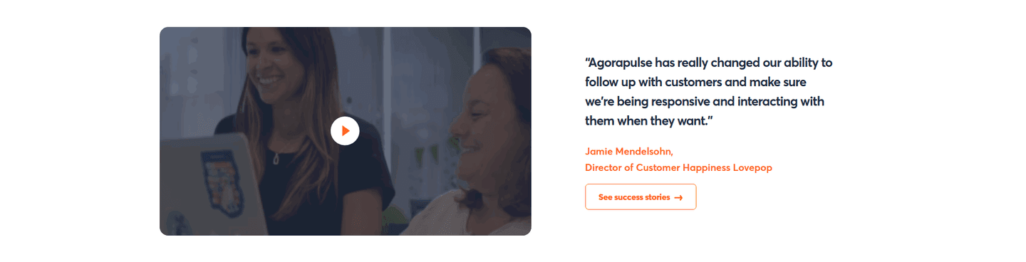 Agorapulse Testimonial