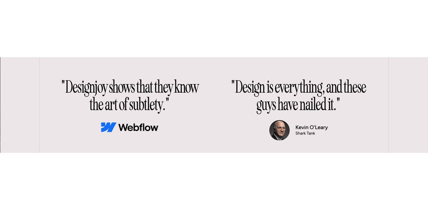 Designjoy Testimonial