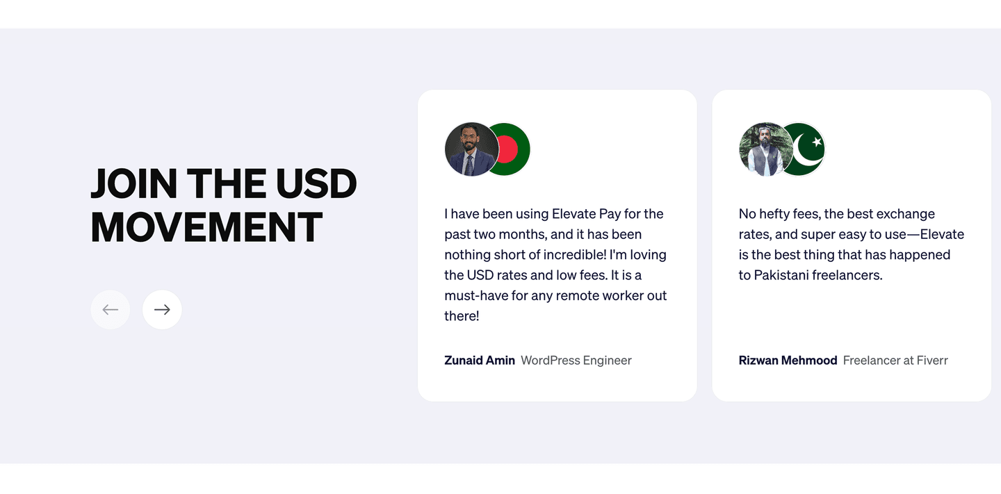 Elevate Pay Testimonial