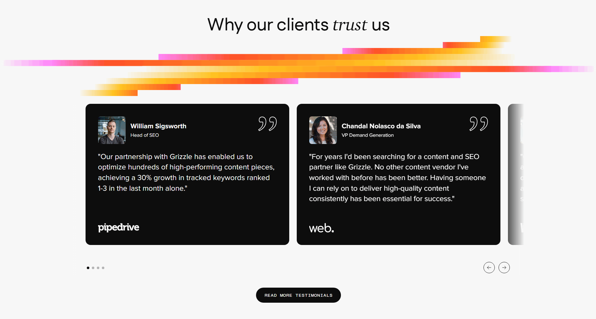 Grizzle Testimonial