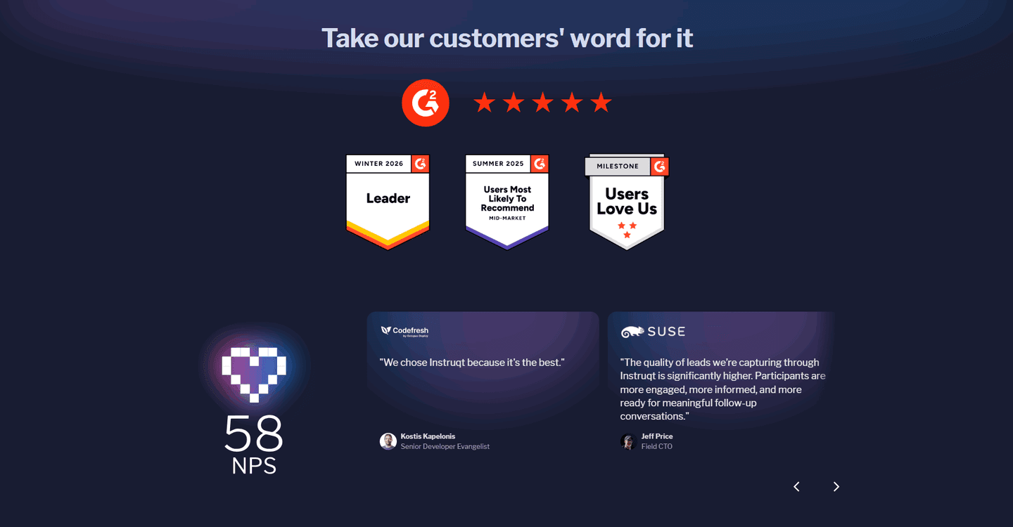 Instruqt Testimonial