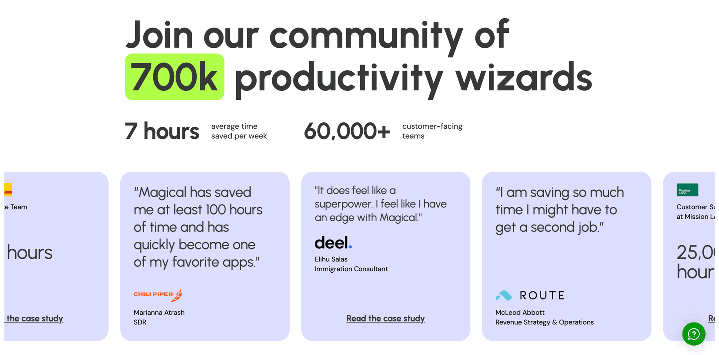 Magical Testimonial
