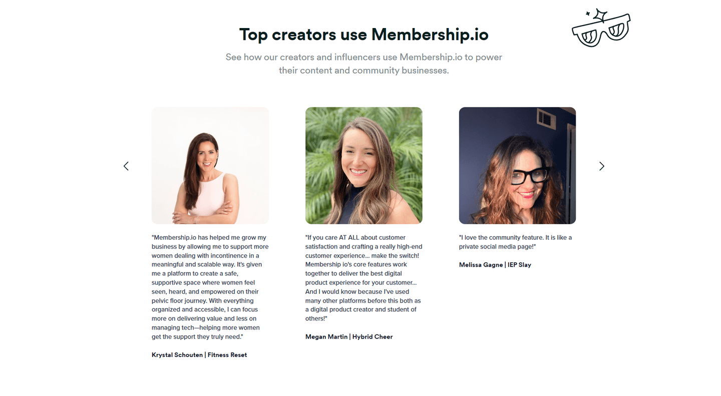 Membership Testimonial