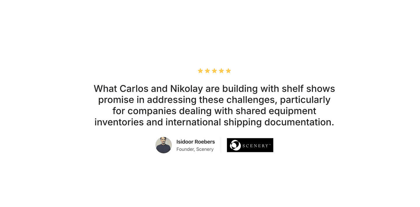Shelf Testimonial