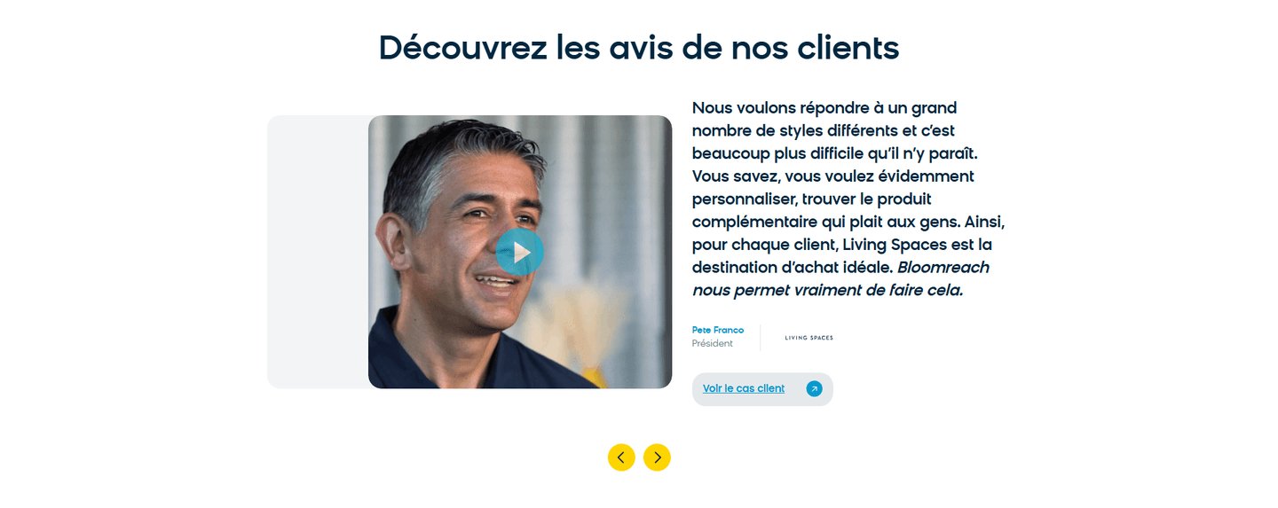 Bloomreach Testimonial