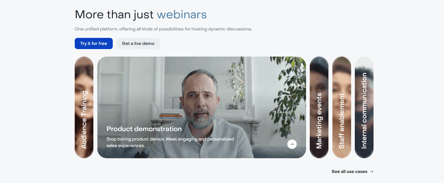 Livestorm Use Cases