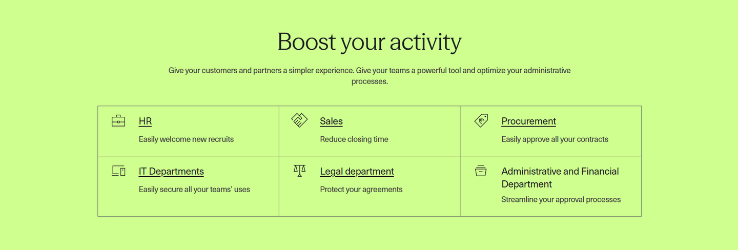 Yousign Use Cases