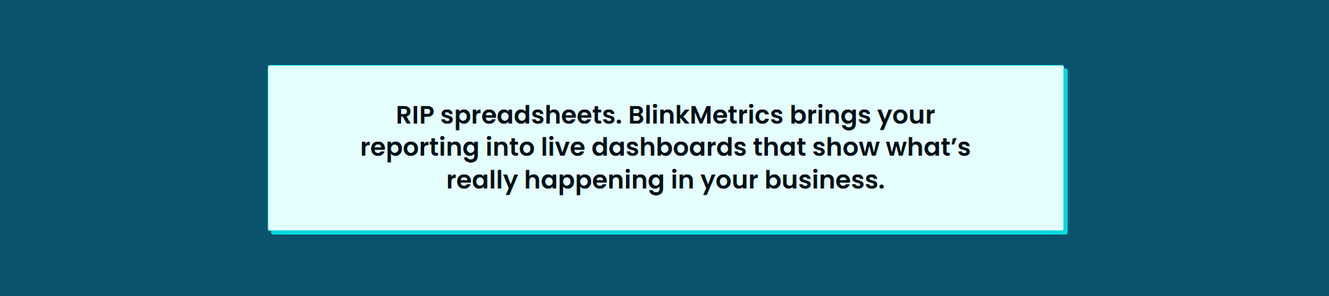 BlinkMetrics Value Proposition