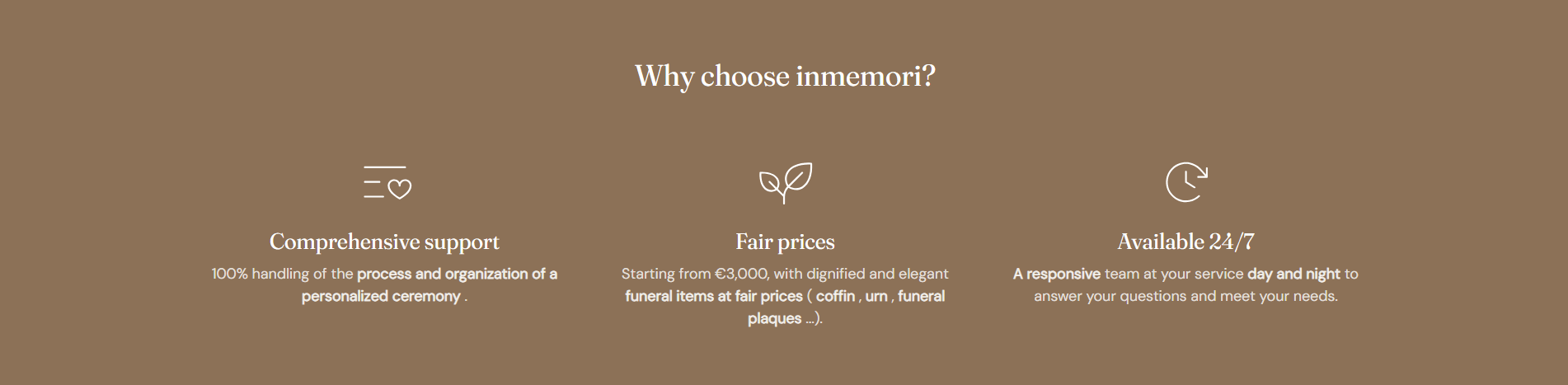 Inmemori Value Proposition