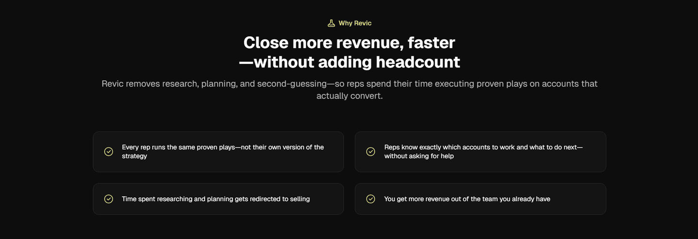 Revic Value Proposition