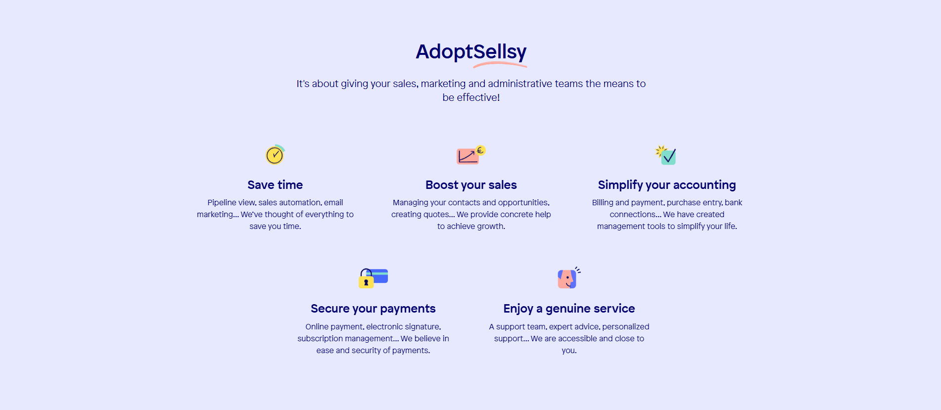 Sellsy Value Proposition