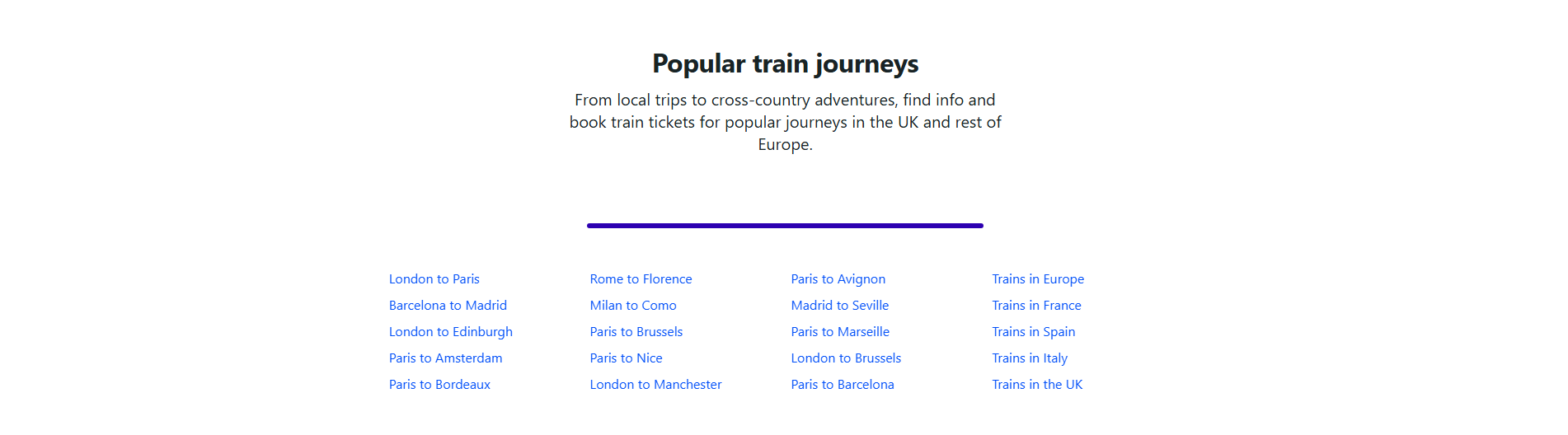 Trainline Value Proposition